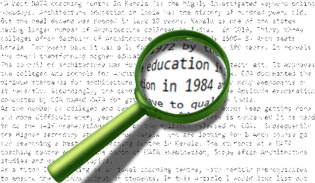 Best NATA coaching centre in Kerala